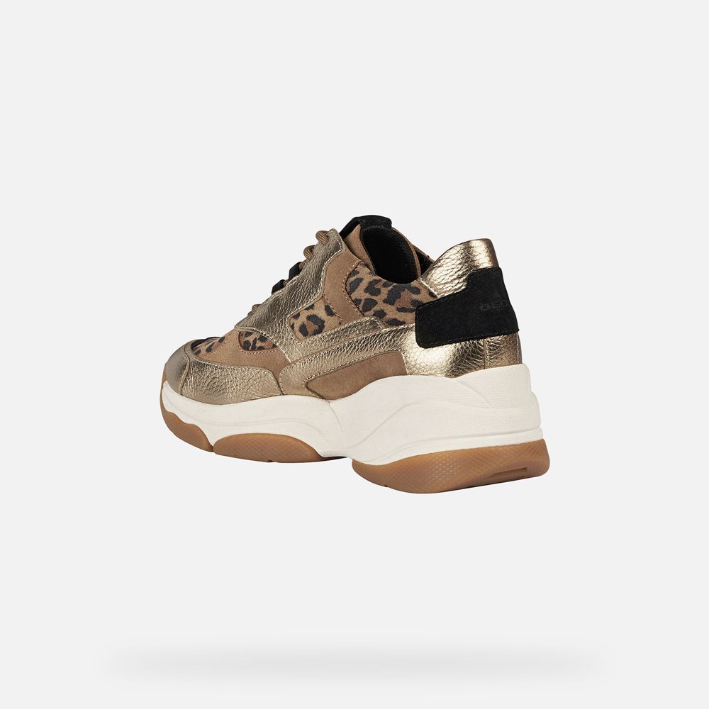 Geox Bayan Spor Ayakkabı Altın - Kirya - LZB-952346